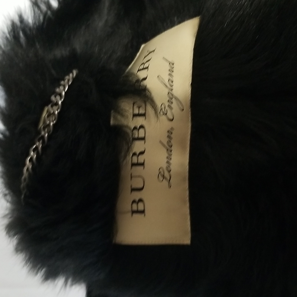 BURBERRY DOUBLE BREASTED SHEARLING TRENCHCOAT - Picture 9 of 12